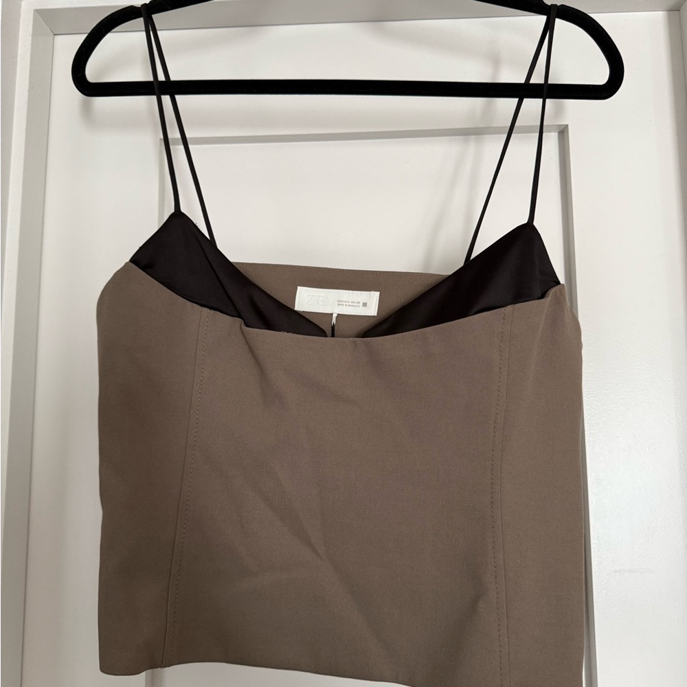 Elegant Brown Women's Top